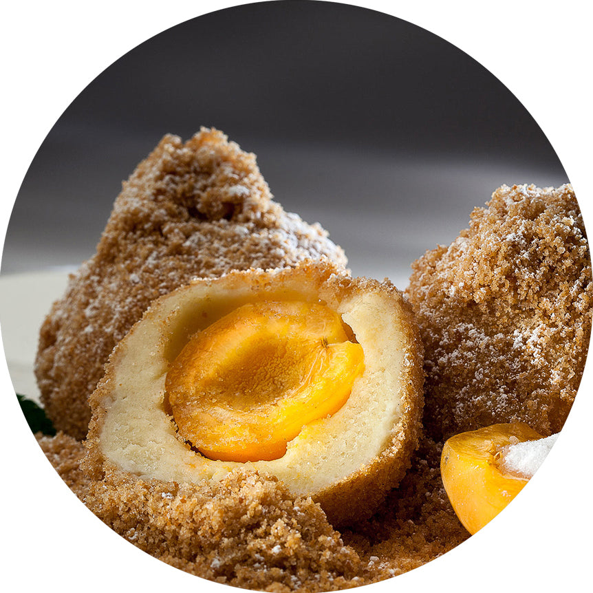 Marillenknödel mit Kern – Deflorian Tiefkühlspezialitäten