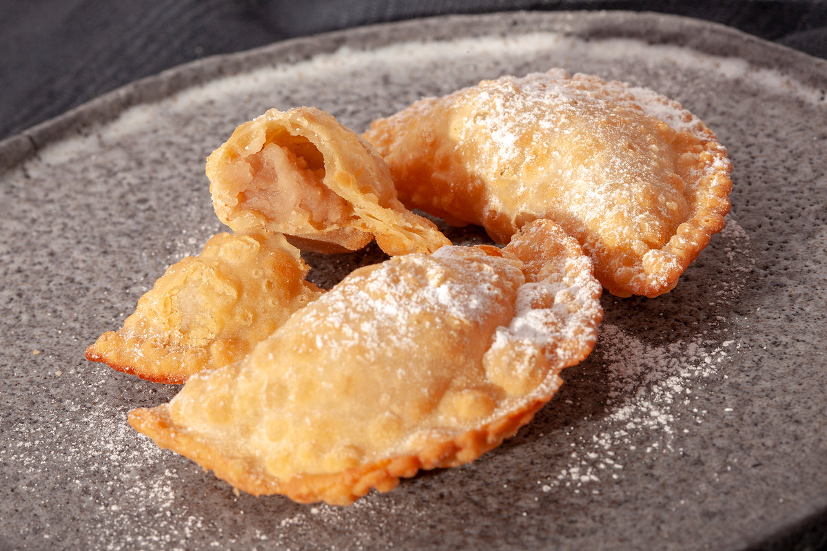 Kastanienkrapfen gebacken