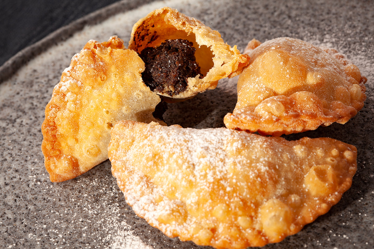 Mohnkrapfen gebacken
