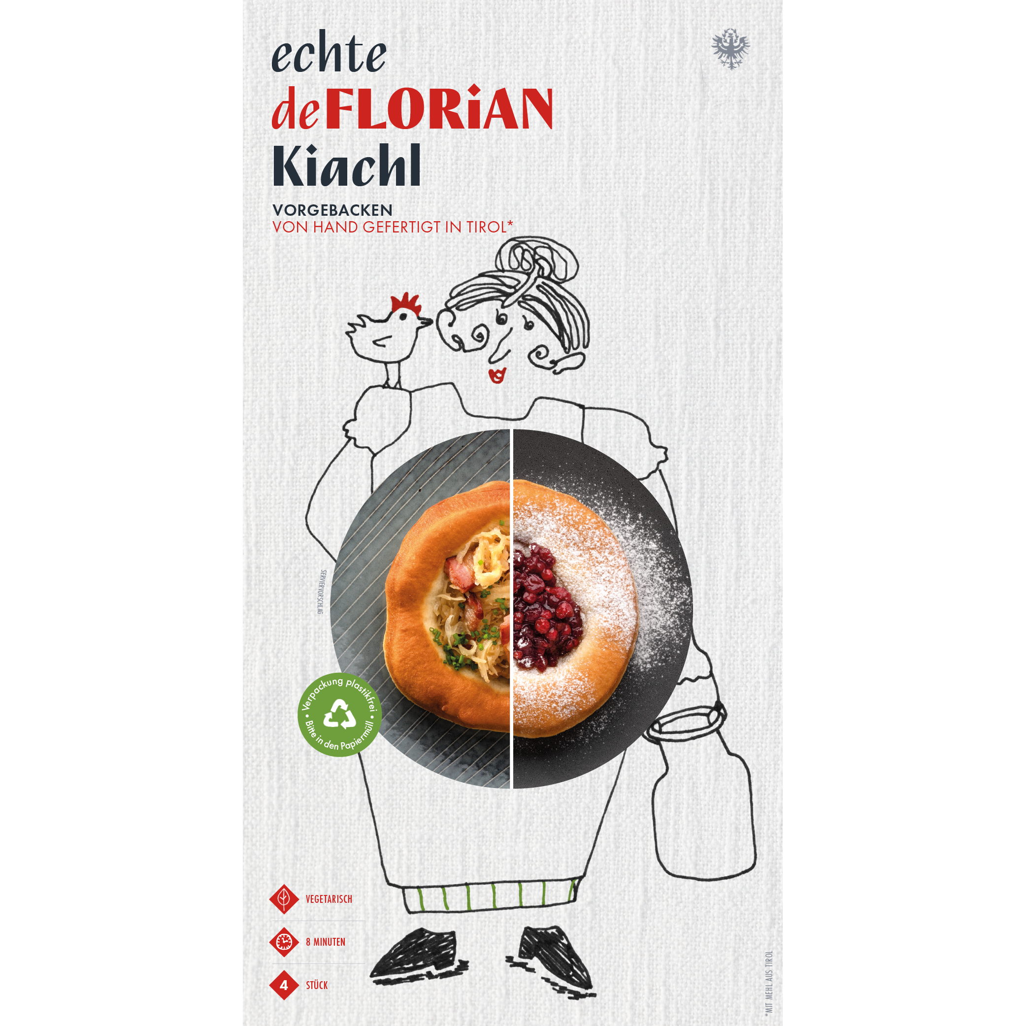 Kiachl gebacken